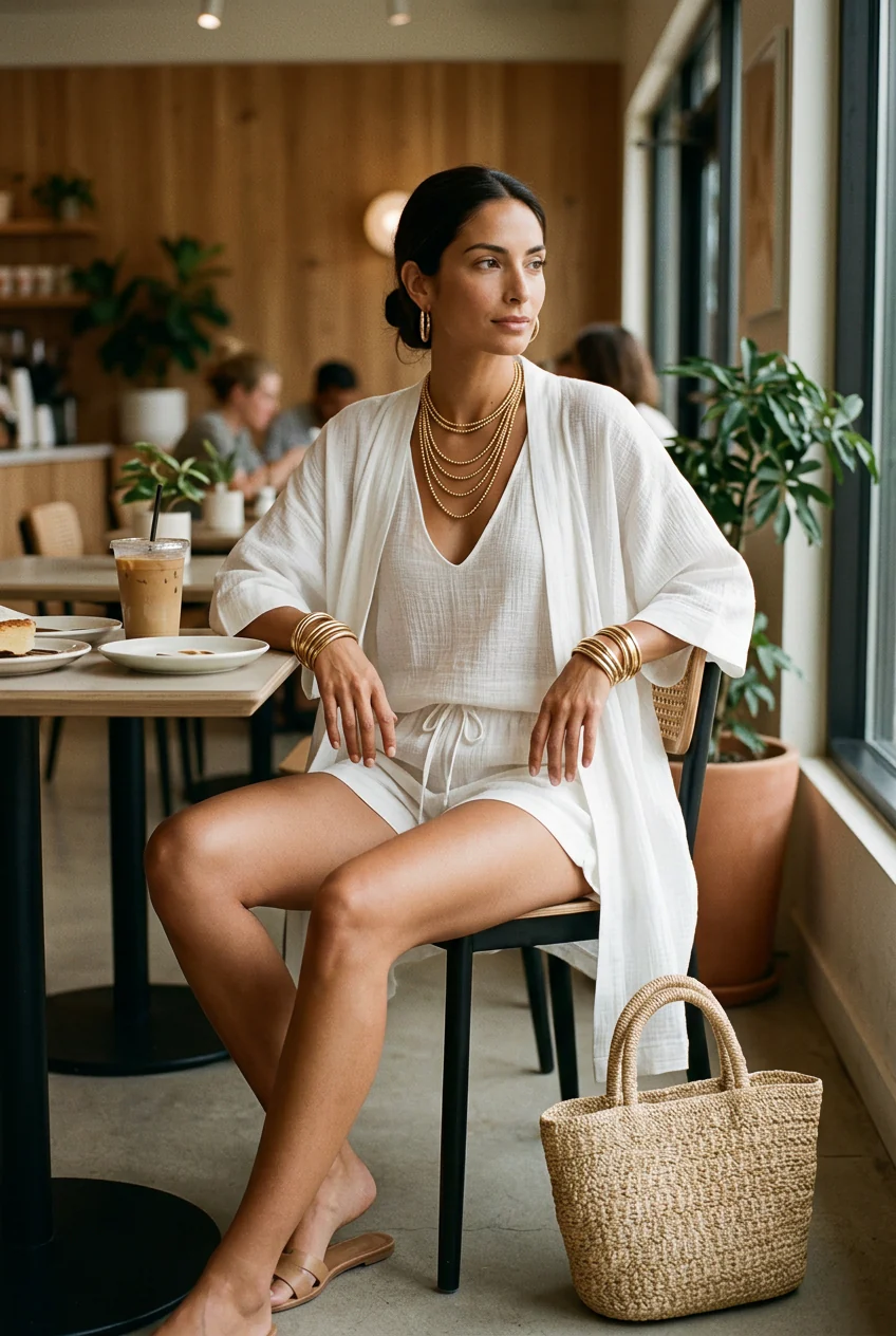 Lightweight Layered Casual Three-Piece Set - Image 5