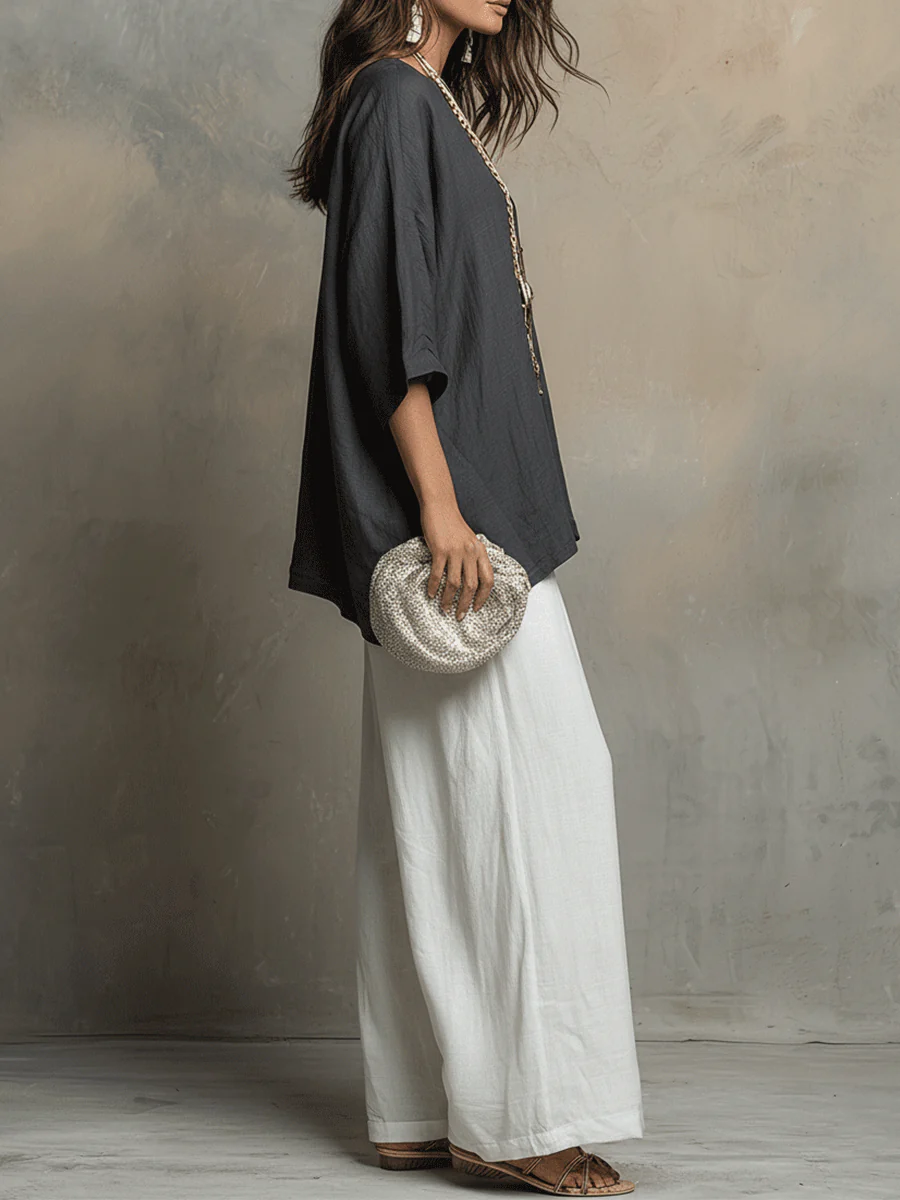 Minimal Bohemian Lounge Relaxed Set - Image 3