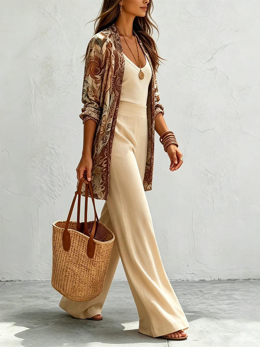 Paisley Breeze Resort Kimono Set - Image 2