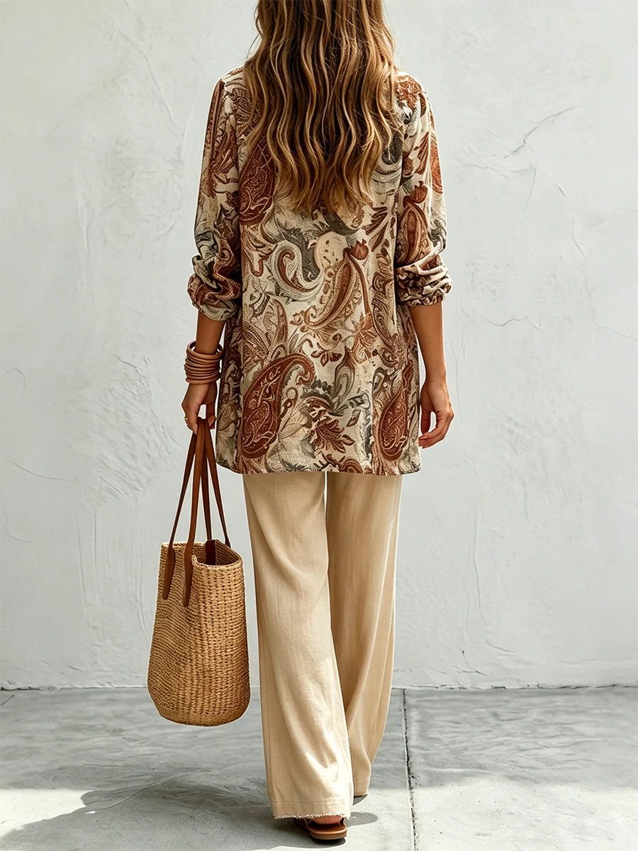 Paisley Breeze Resort Kimono Set - Image 3