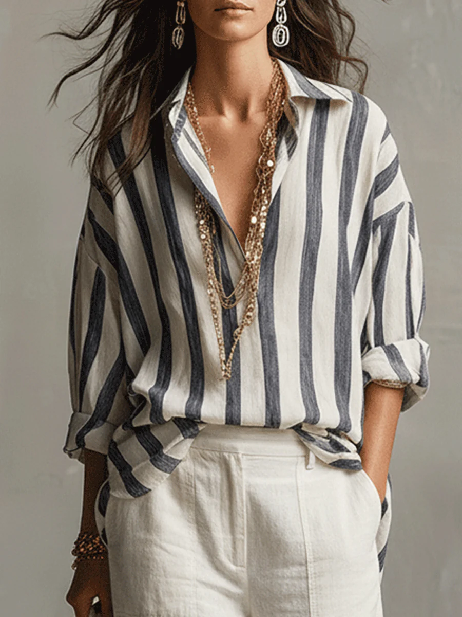 Relaxed Linen Wide-Leg Pants In Soft Ivory - Image 5